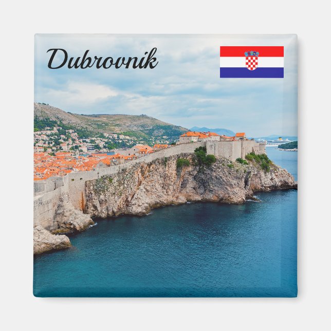 Aimant Toits et murs de la vieille ville de Dubrovnik - C (Devant)