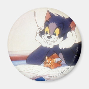 Aimant Tom And Jerry Read a Book