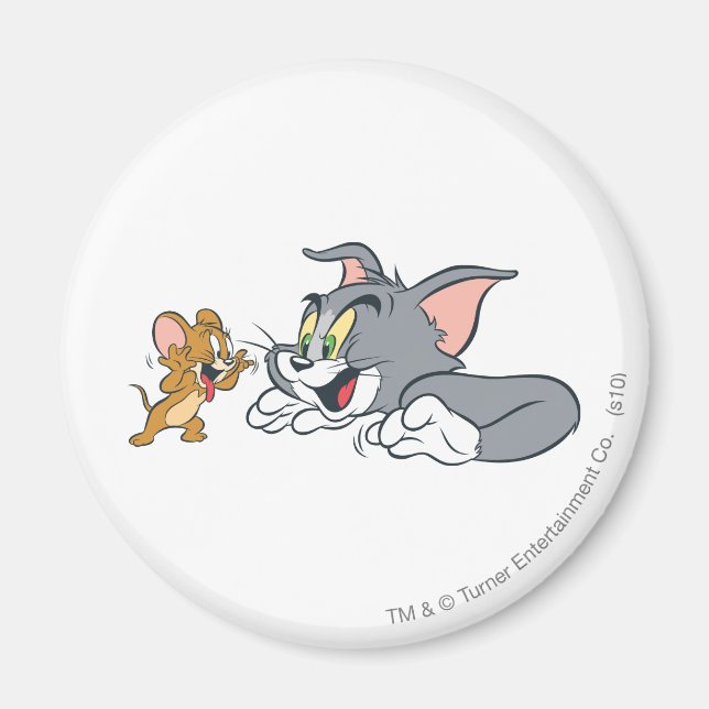Aimant Tom et Jerry font des visages (Devant)