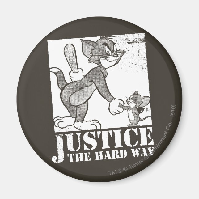 Aimant Tom et Jerry Justice à l'envers (Devant)