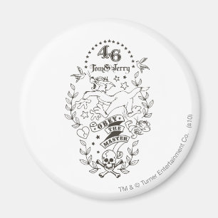 Aimant Tom et Jerry Obey Le Maître 1