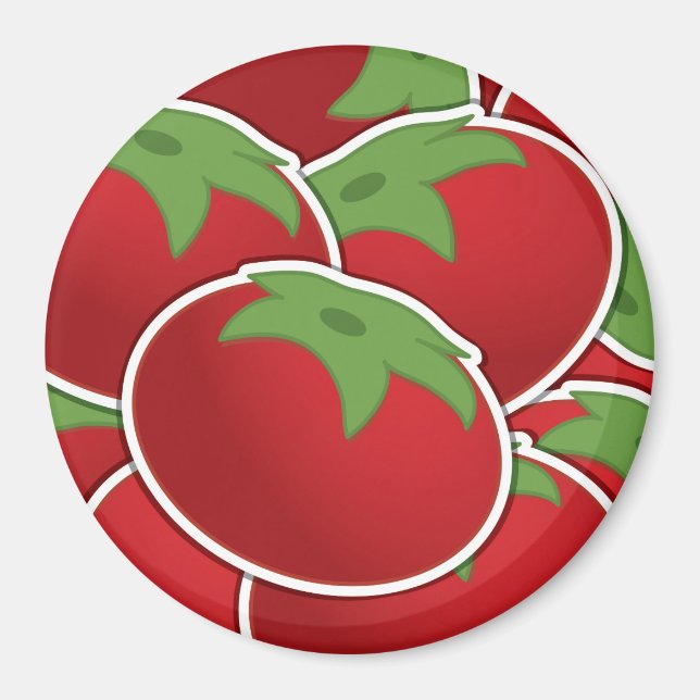 Aimant Tomate funky (Devant)