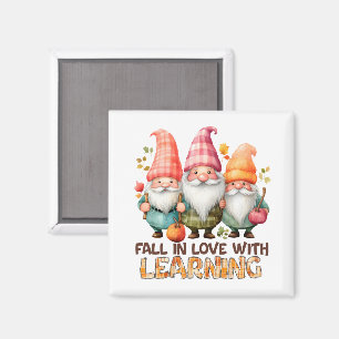 Aimant Tombez amoureux de l'apprentissage – Trio de gnome