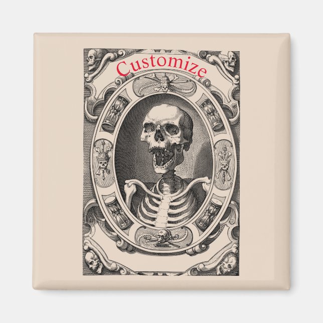 Aimant Tonneau humain éffrayant Thunder_Cove (Devant)