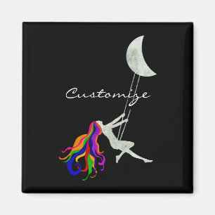 Aimant Tonnerre à tête rouge pivotante Lune