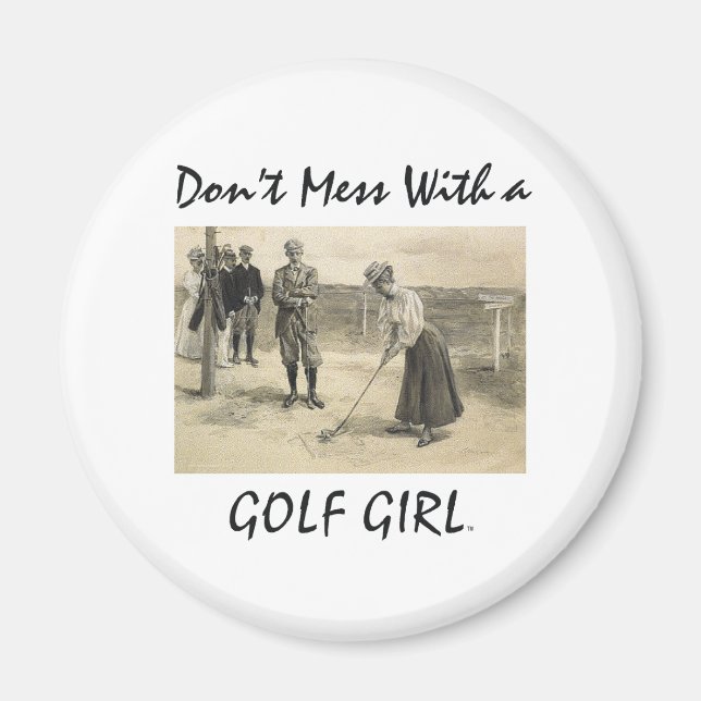 Aimant TOP Golf Girl (Devant)