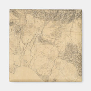 Aimant Topographie de Los Angeles et San Bernardino