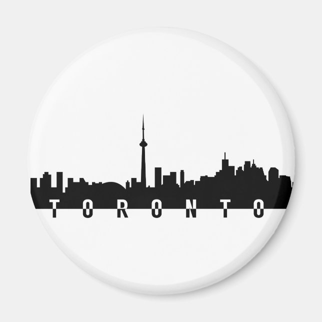Aimant toronto cityscape canada symbole de la ville silho (Devant)