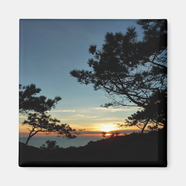 Aimant Torrey Pine Sunset III Paysage californien (Devant)