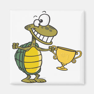 Aimant tortue championne