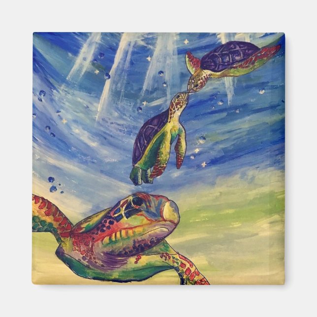 Aimant Tortue de mer (Devant)