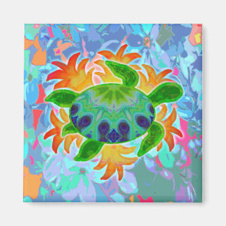 Aimant Tortue flamme