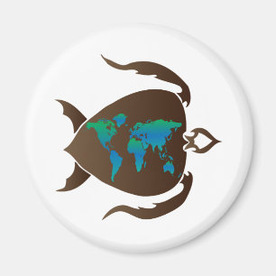Aimant Tortue-monde