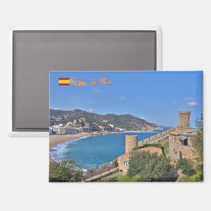 Aimant Tossa de Mar, voyage en Espagne
