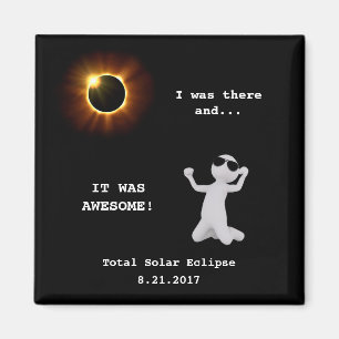 Aimant total d'éclipse solaire