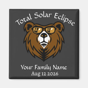 Aimant Total des éclipses solaires personnalisées