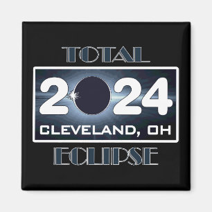 Aimant Total Eclipse Cleveland Ohio 2024 Parcours de la T