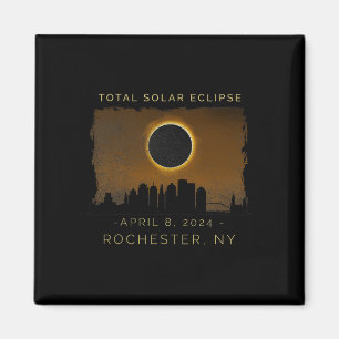Aimant Total Éclipse Solaire À Rochester New York Vintage