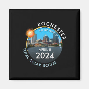 Aimant Total Éclipse Solaire Rochester New York 26