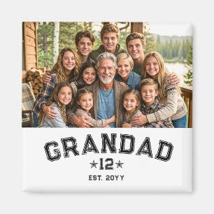 Aimant Total Grands Photo Varsity Grand-père Est Année Hé