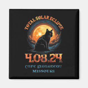 Aimant Total Solaire Eclipse 2024 Cape Girardeau Missouri