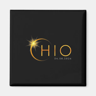 Aimant Total Solaire Eclipse 2024 État Ohio Totalité Avri