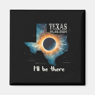 Aimant Total Solaire Eclipse 2024 Texas 1