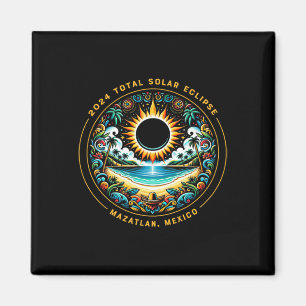 Aimant Total Solaire Eclipse Mazatlan Mexique - Plage mex