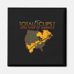 Aimant Total Solar Eclipse 2024 Tour Of America 04.08.24