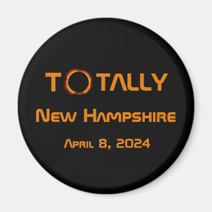 Aimant Totalement New Hampshire 2024 Solar Eclipse
