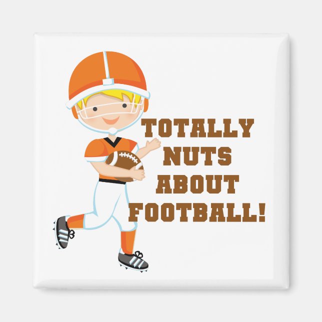 Aimant Totalement Nuts au sujet du football (Devant)