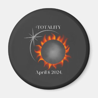 Aimant Totalité Total Solaire Eclipse 2024 USA