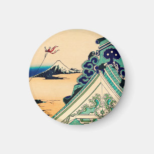 Aimant Toto Asakusa Honganji par Katsushika Hokusai