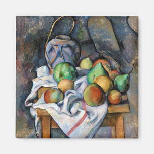 Aimant Toujours la vie avec les fruits, Paul Cezanne