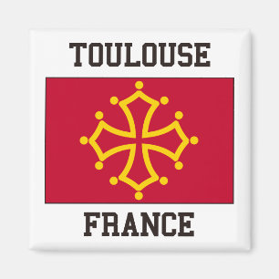 Aimant Toulouse Flag