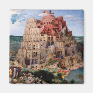 Aimant Tour de Babel, Pieter Bruegel l'Ancien, 1563