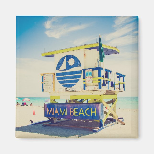 Aimant Tour de garde | South Beach, Miami, Fl (Devant)