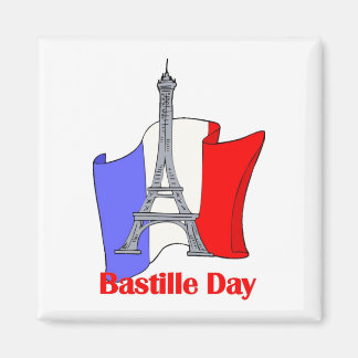 Aimant Tour Eiffel et Drapeau Français Tee - shirt du 11 