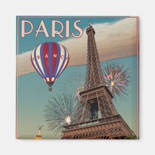 Aimant Tour Eiffel vintage - 18x24