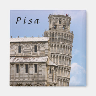 Aimant Tour penchée de Pise et cathédrale - Pise, Italie