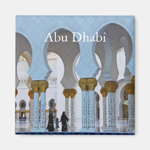 Aimant Tourisme de Vintage voyage d'Abu Dhabi
