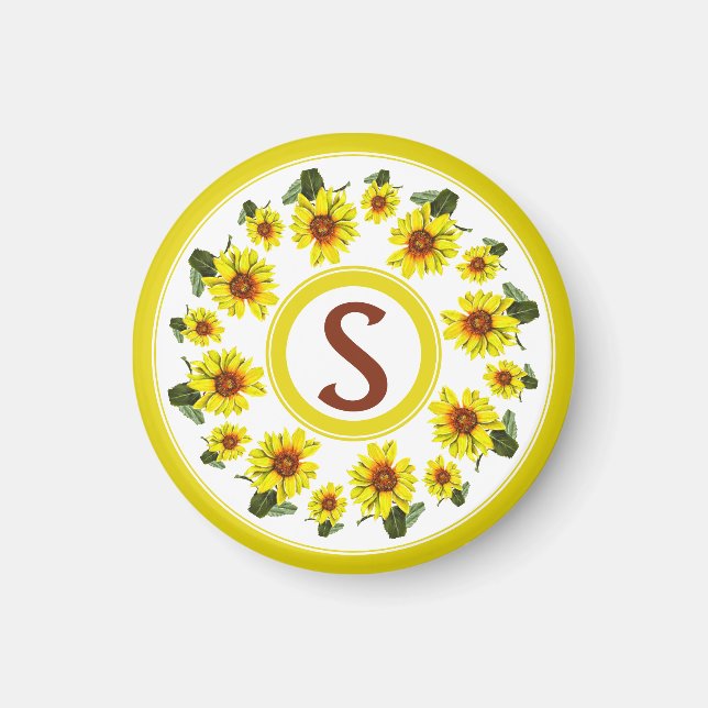 Aimant Tournesol (Devant)