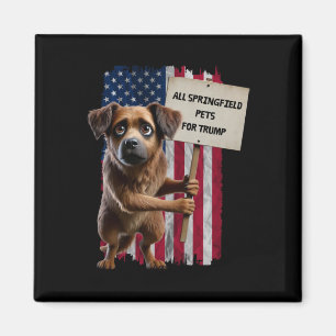 Aimant Tous Les Chiens De Springfield Pour Trump Ils Mang