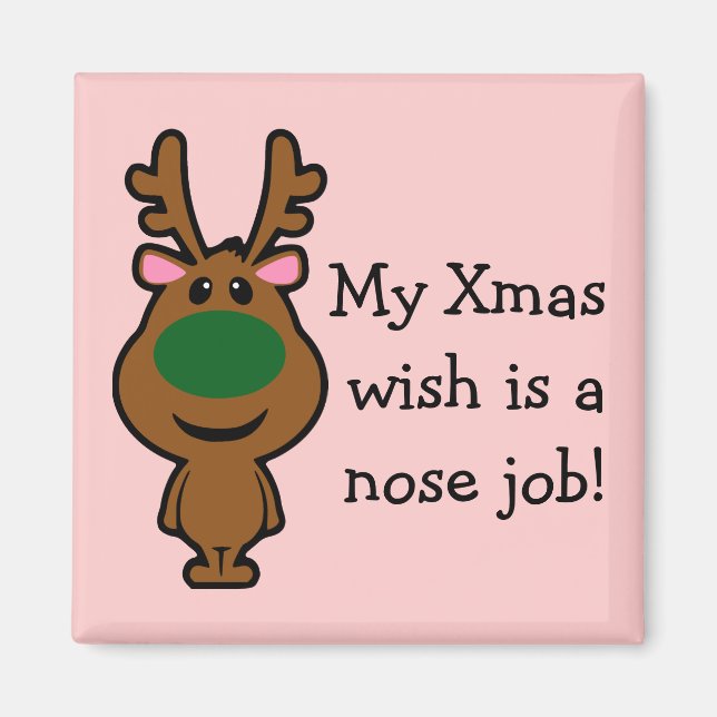 Aimant Tout ce que je veux pour Noël est chirurgie plasti (Devant)