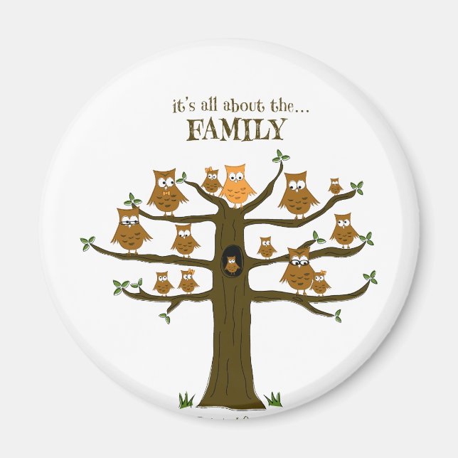 Aimant Tout est à propos de la famille (Devant)