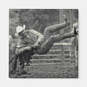 Aimant Tout Indian Rodeo à Tygh Valley, Oregon. Clint