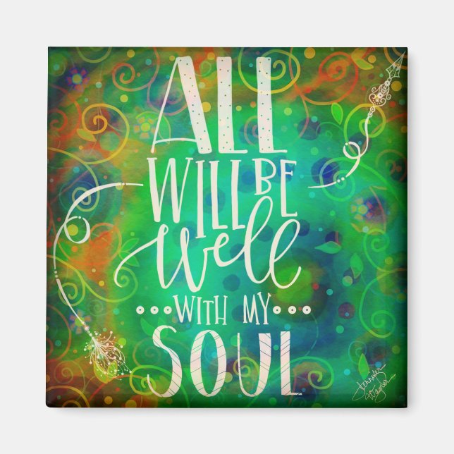 Aimant Tout va bien avec mon âme (Devant)