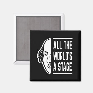 Aimant Toute la scène est un théâtre Citation de Shakespe