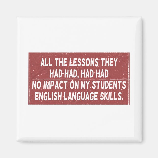 Aimant Toutes les leçons qu'ils ont tirées n'ont eu aucun (Devant)