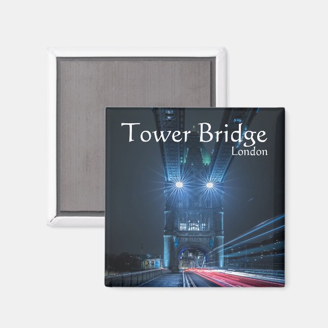 Aimant Tower Bridge London Souvenir (Recto/Verso)